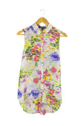 Blusa Basement nueva, manga cero multicolor