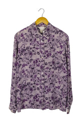 Blusa de manga larga en tonos