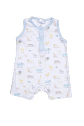 Enterizo short fondo blanco