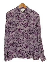 Blusa de manga larga en tonos