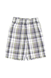 short a cuadros negro verde