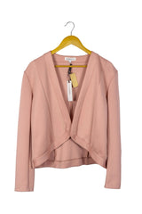 Blazer Moda & Cia rosa bebé, ripo capa. Nuevo con etiqueta.
