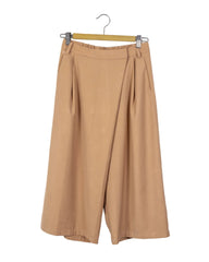 Pantalón culotte salmón, pretina elástica, T:S