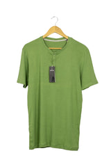 Polo Ragman verde con botones en el pecho