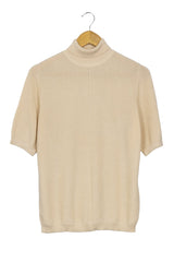 Chompita crema Grune Erde cuello alto y manga corta