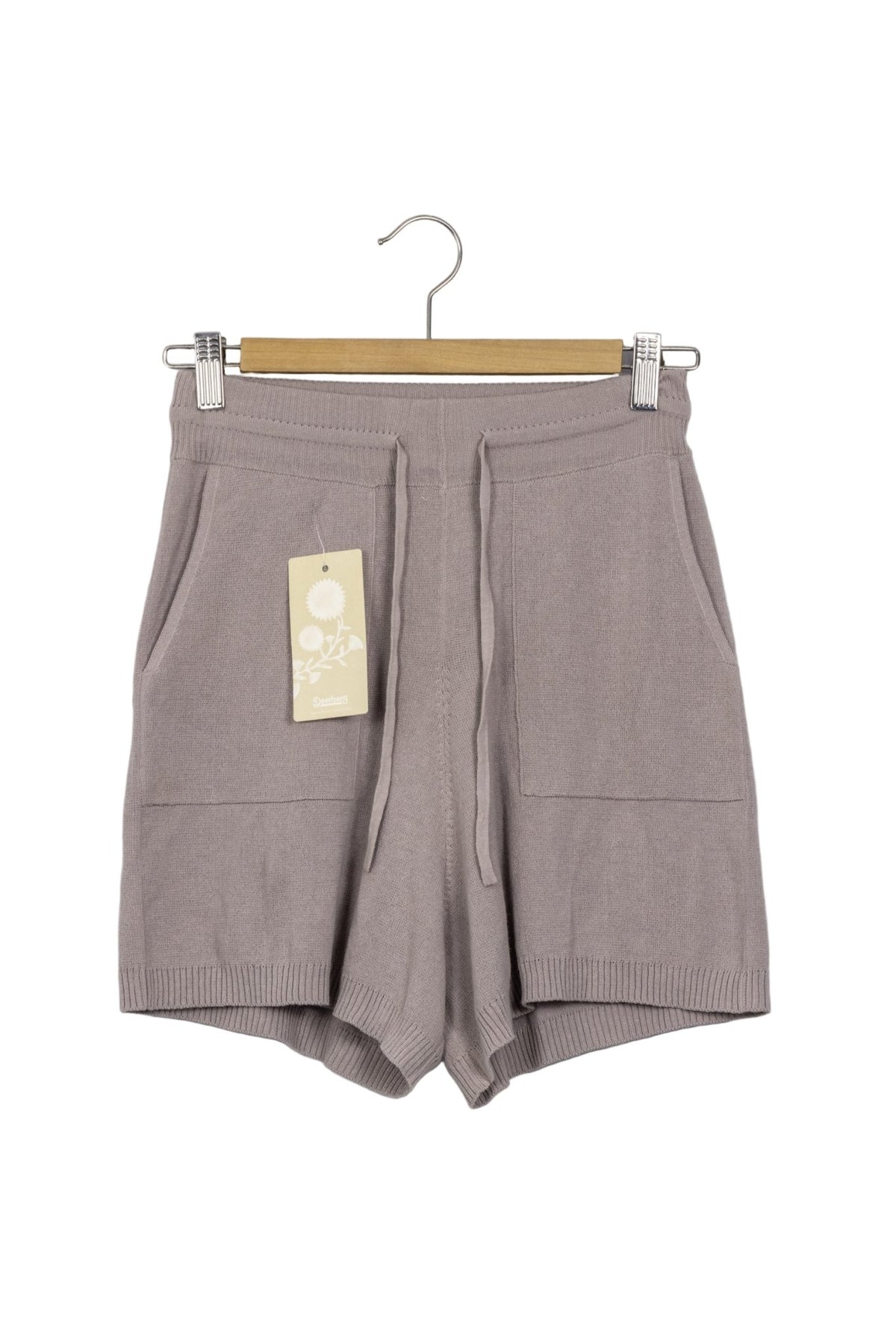 Short Grune Erde lila con bolsillos