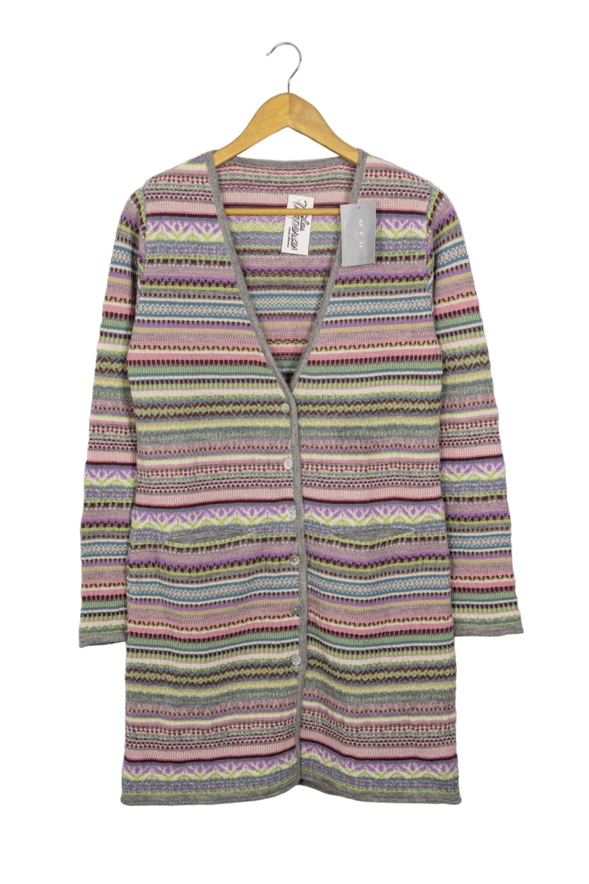 Cardigan largo MFH Knits multicolor