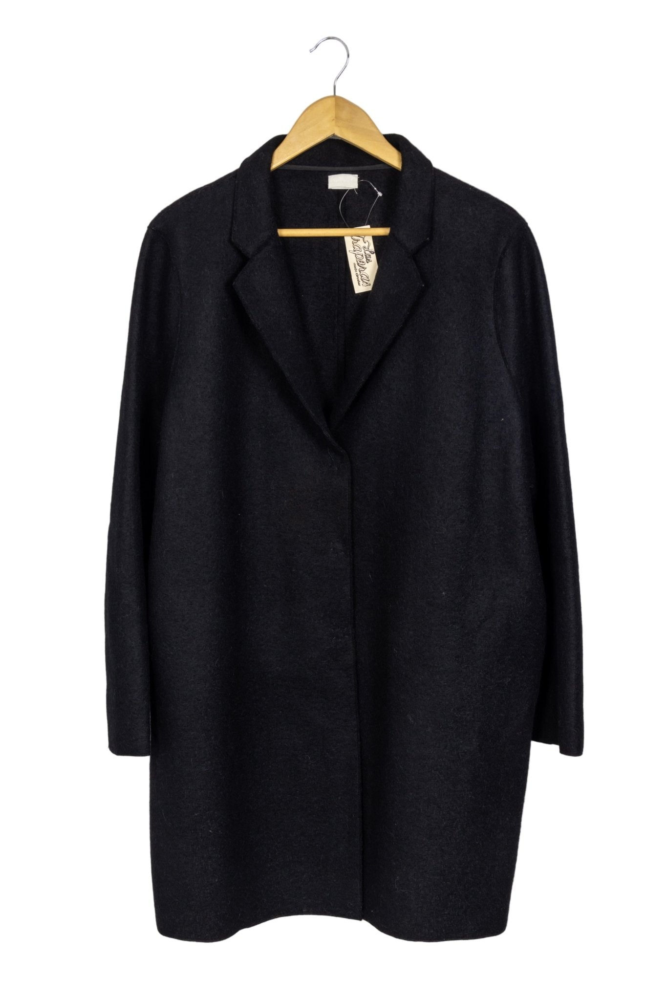 Abrigo Hessnatur oversize negro