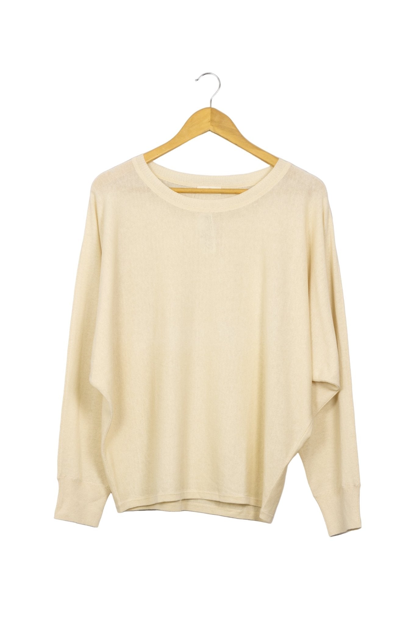 Chompita crema Grune Erde manga murcielago