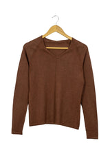 Chompita ocre con cuello V y basta en A