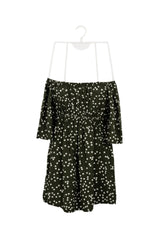 Vestido corto color verde