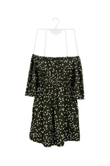 vestido corto color verde