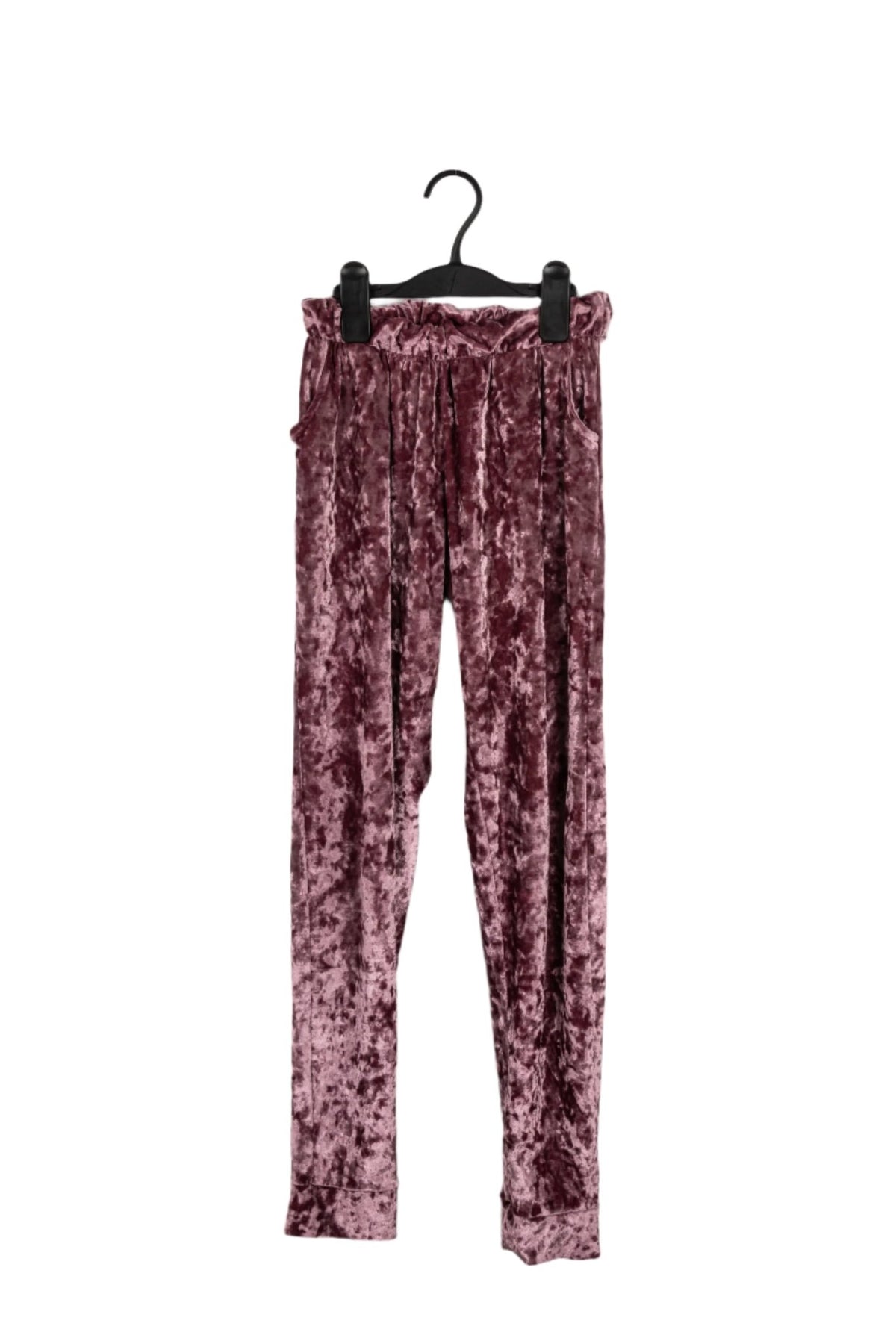 Pantalón leggin rosado en tela plush