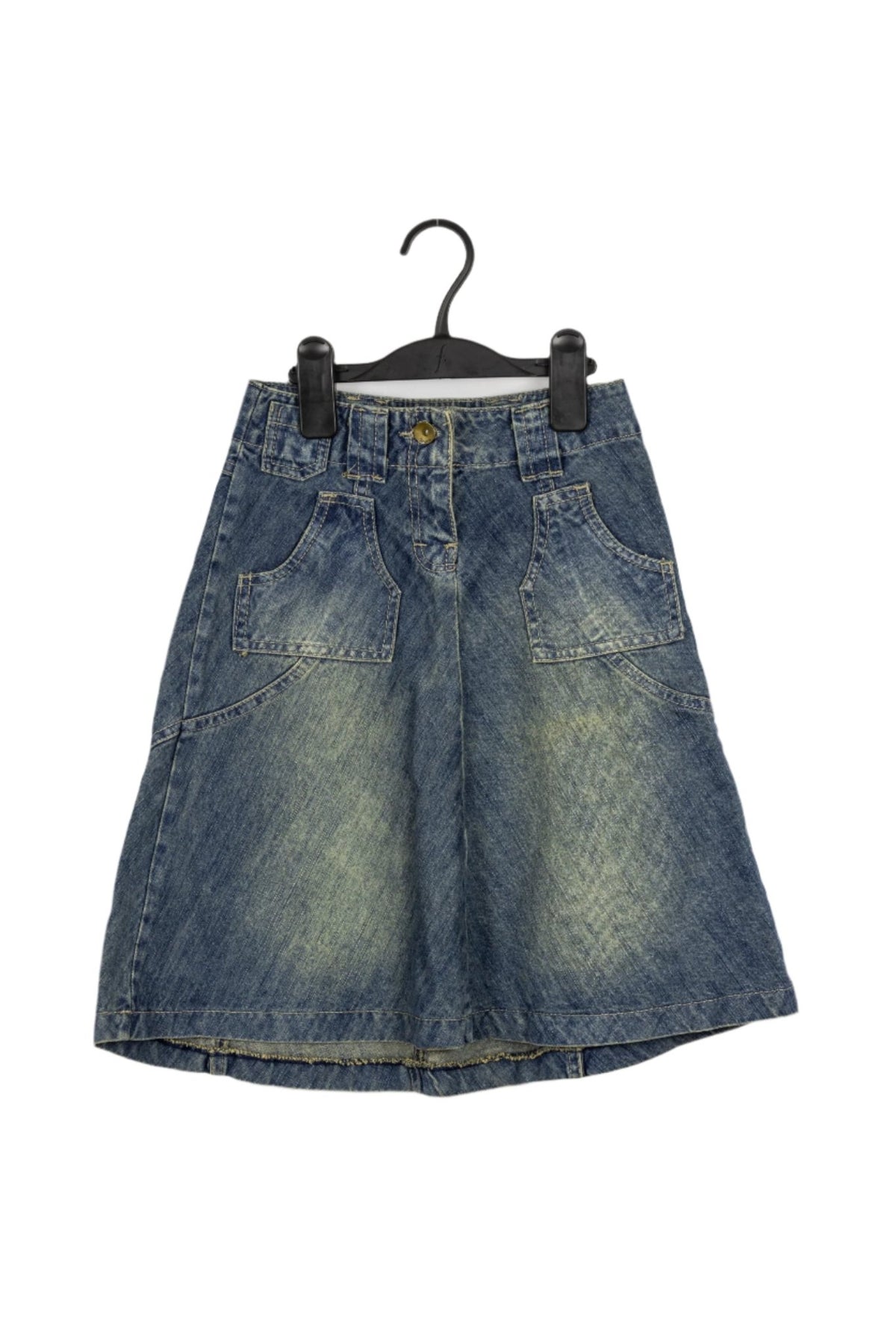 Falda en denim azul claro