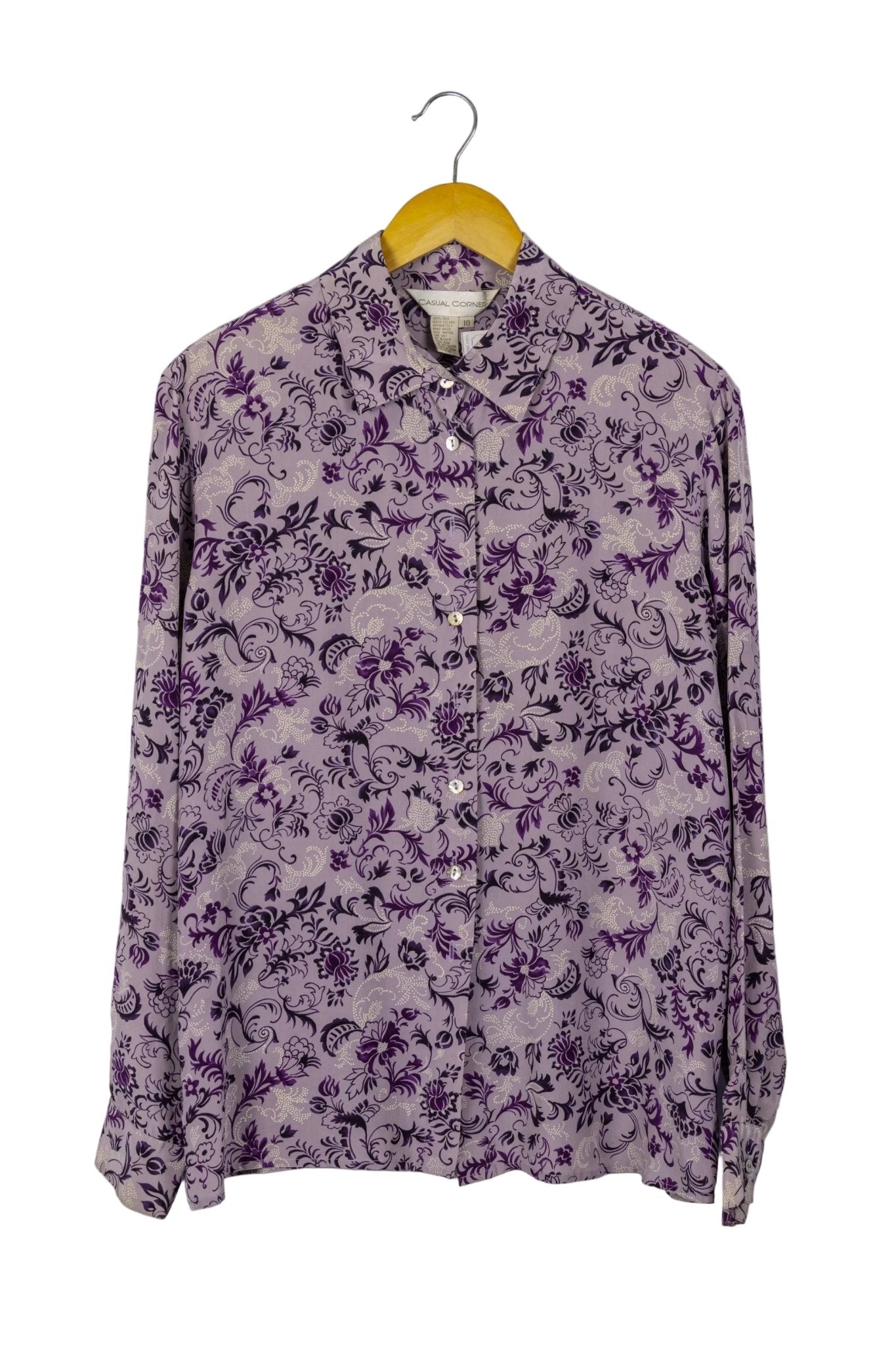 Blusa de manga larga en tonos