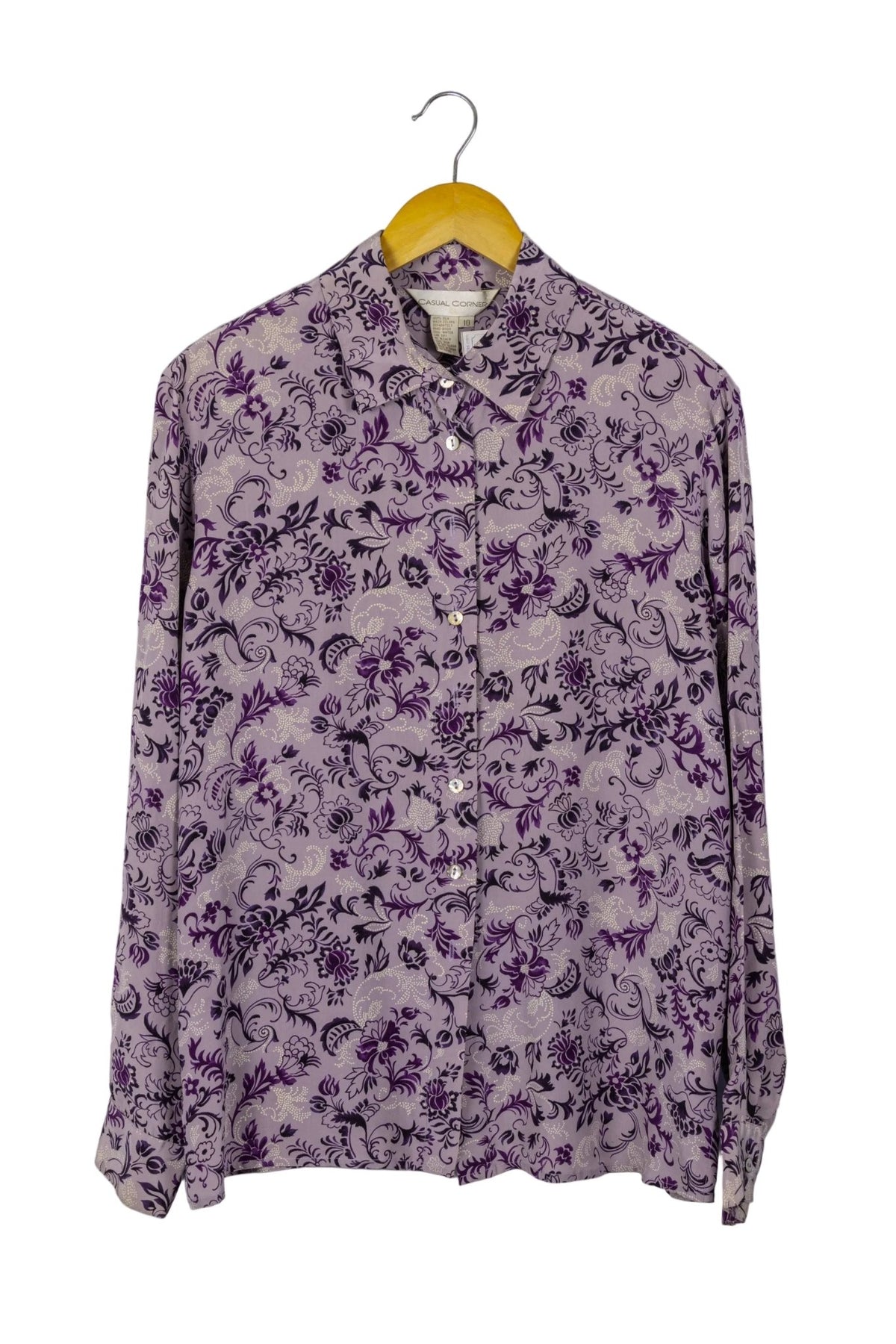 Blusa de manga larga en tonos