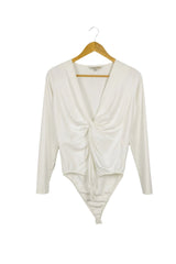 Body Joaquim Miró blanco, manga larga