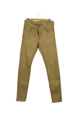 Jean mostaza oscuro con cuatro botones H&M