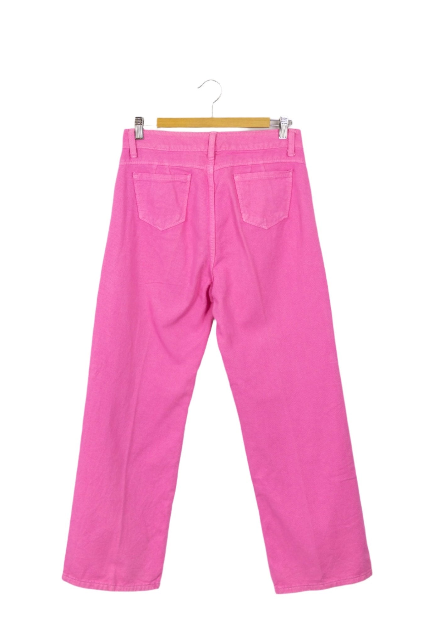 Pantalón denim recto Cool fucsia