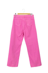 Pantalón denim recto Cool fucsia