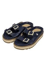 Saldalias Lalalove azules con doble tira en empeine