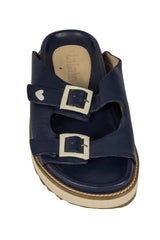 Saldalias Lalalove azules con doble tira en empeine