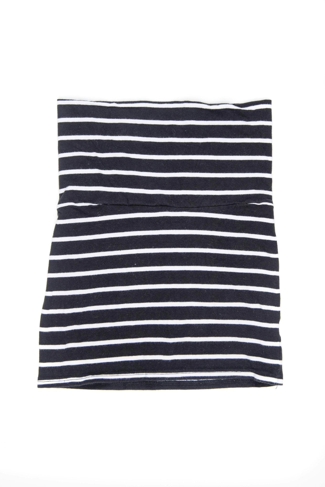 Falda a rayas con pretina