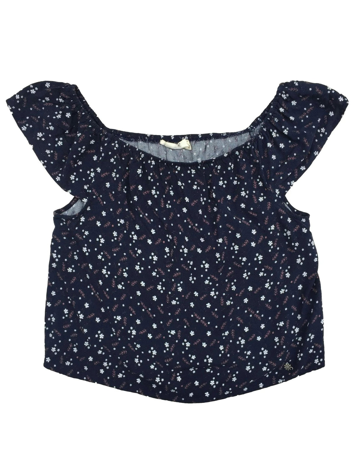 Blusa offshoulder Milk azul