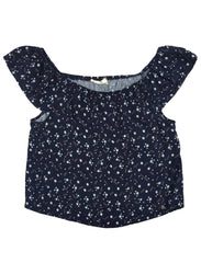 Blusa offshoulder Milk azul