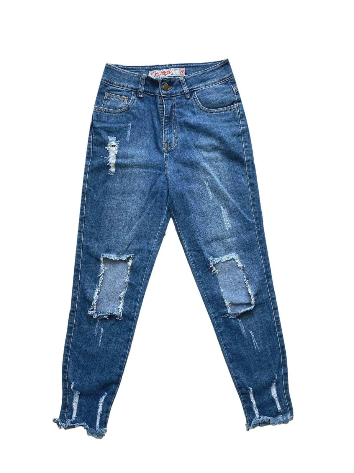 pantalón jean Wayi rasgado